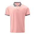 thumbnail image 3 of WREESH Men's Henley Shirt with Lapel Button & Short Sleeve - Lightweight Stretch Casual T-Shirt for Summer, Beach, Sports, Daily Outfits, 3 of 9