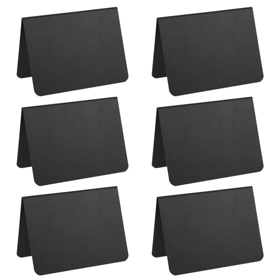Eease Mini Chalkboard Signs 6pcs 100x76mm Food Labels for Party Buffet Home Decoration