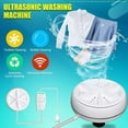 thumbnail image 5 of Portable Washing Machine, Mini Ultrasonic Washing Machine 3 in 1 Dishwashers Ultrasonic Waves Suitable for Home, Business, Travel, College Room, RV, Apartment (3.5IN), 5 of 7