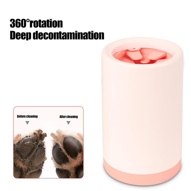 Taza De Silicona Para Limpieza De Pies De Mascotas, Taza De Limpieza De Pata De Perro Desmontable, Suministros Para Mascotas sonducket PT002525-04