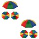 thumbnail image 2 of Toystoory Umbrella Hat Waterproof Headwear Universal Outdoor Headgear Rainproof Head-mounted Folding Accessory Fishing Umbrellas Hiking Como se muestra 52cm 2piezas, 2 of 6