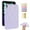Purple, variant on Case for iPad mini 1/2/3/4/5, Luxury Slim Fit TPU Back Protective Shock-Absorption Corner Protection Lightweight Soft Cover for iPad mini 1/2/3/4/5, White