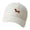 White, variant on Cartoon Puppy Stitched Cotton Hat Lightweight Adjustable Closure Unisex Fashion Headwear 6 Colors
