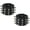 2pcs B, variant on Punk Leather Spike Rivet Bracelets Set Faux Studded Cuff Bangle Goth Black Wristband Strap for Men Women Biker Halloween Party Deco Jewelry