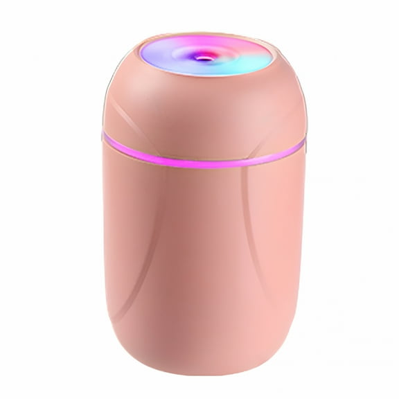 HIBIBUD Small Humidifier Cool Mist, Vaporizers and Humidifiers for Bedroom, Air Humidifier for Room Plants Car with Light, Desktop Travel Humidifiers