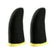 thumbnail image 1 of Inteprter 2 uds. Guante para controlador de juegos, pantalla táctil, mangas elásticas antideslizantes, cubierta transpirable para las yemas de Videojuegos y accesorios Amarillo negro, 1 of 6