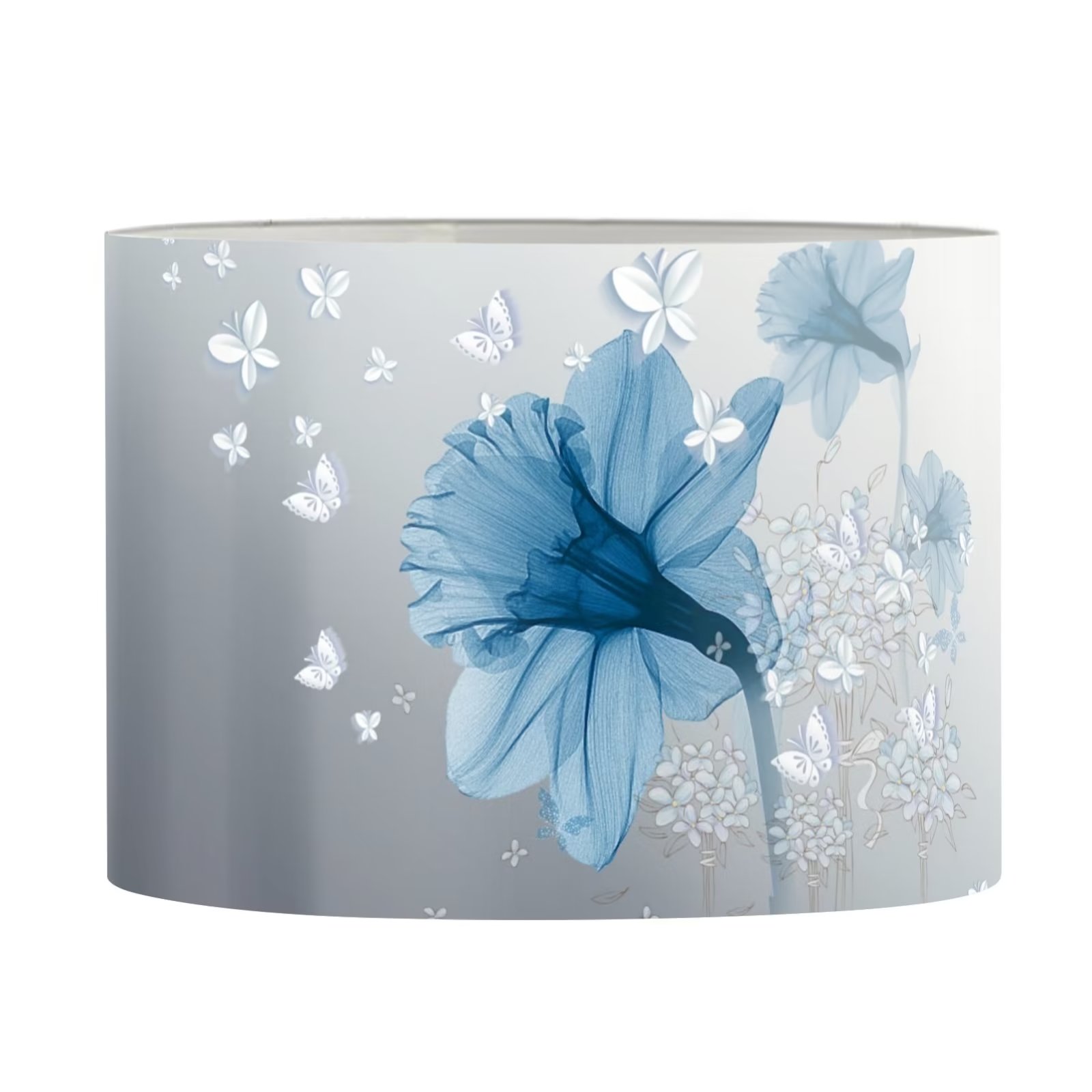 Pzuqiu Butterfly Flower Lampshades for Girls Bedroom Art Decor Simple