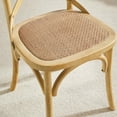thumbnail image 2 of Modway Gear 18.5" Elm Wood and Rattan Dining Side Chair in Natural (Set of 2), 2 of 10
