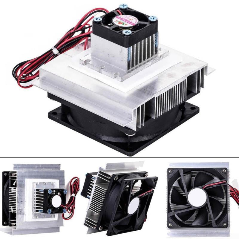 Thermoelectric Peltier Refrigeration Cooling System Kit 60W/120W/180W 1/2/3 Fan# 