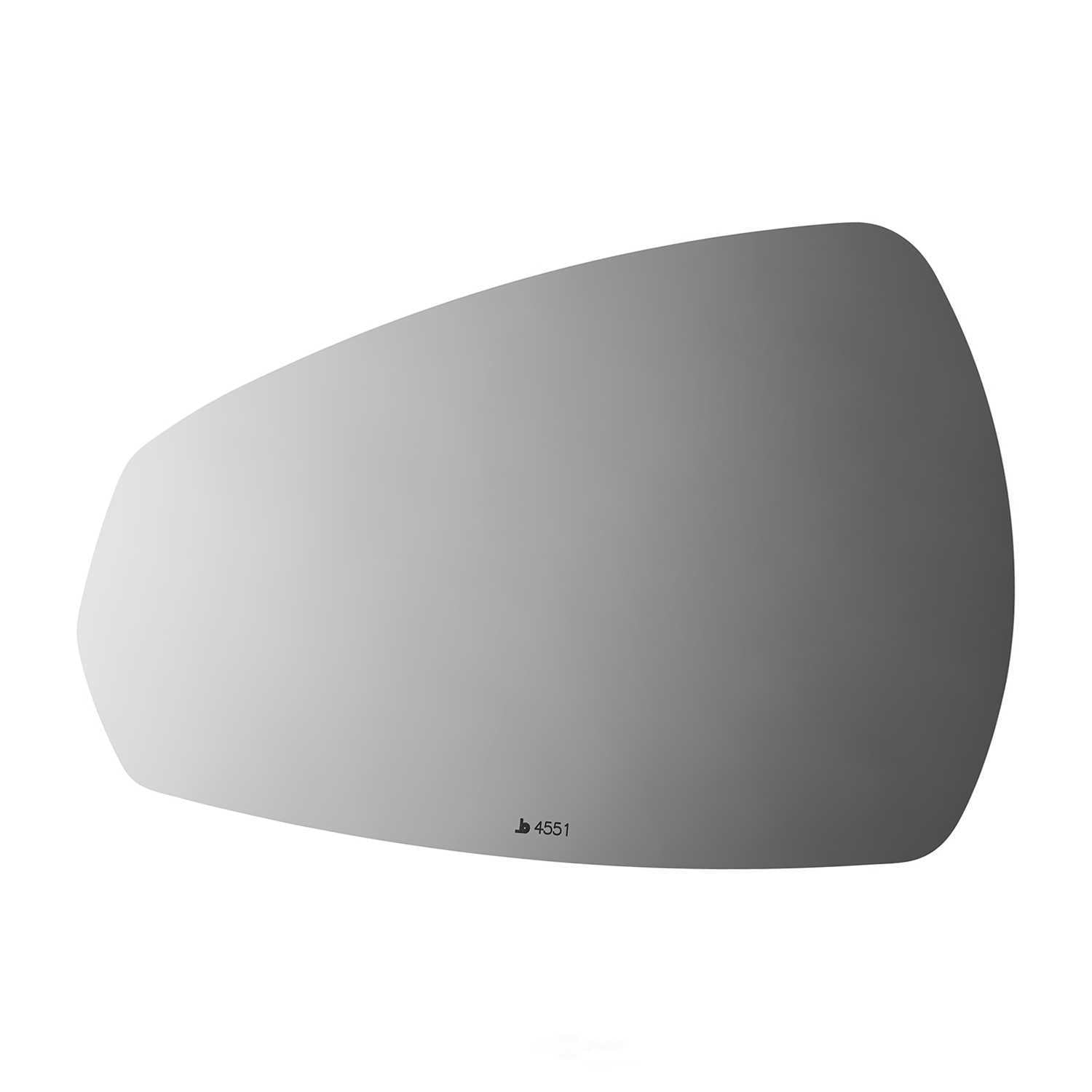 Burco Side View Mirror Replacement Glass - Clear Glass - 4551
