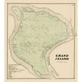 thumbnail image 3 of Stone 12x13 Black Modern Framed Museum Art Print Titled - Grand Island New York Landowner - Stone 1866, 3 of 5