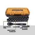 thumbnail image 3 of Juego de enchufes DeWalt 23 piezas impacto métrico, 3 of 7
