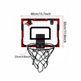 thumbnail image 4 of Wall-Mounted Electronic Basketball Hoop for Door, Indoor and Outdoor Parent-Child Interactive Shooting Toy, Includes Basketball + Air Pump, 4 of 6