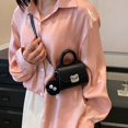 thumbnail image 4 of Bolso texturizado Bolso de mujer Bolso de hombro mini de moda Bolso cruzado elegante Bolso cuadrado pequeño, 4 of 6