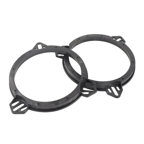 2 adaptadores espaciadores de altavoz de 6,5 pulgadas, color negro, para puerta de Subaru Impreza Forester.