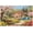 500 PCS, variant on Tulip Garden and Spring Cottage 500 Piece Jigsaw Puzzle for Adults, Floral Landscape Artwork, 20.5 x 15 IN