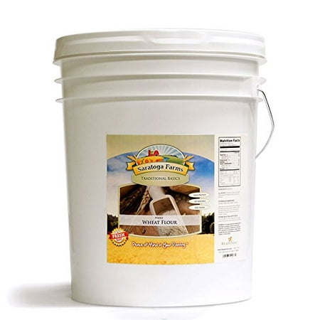 Saratoga Farms Whole Wheat Flour ValueBUCKET (Best Way To Store Flour)