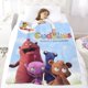 thumbnail image 5 of The Cuddlies anti-pilling, suave, ligera, esponjosa y acogedora de lujo para hogar y cocina – Perfecta para niños y adultos,100X130cm, 5 of 6