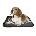 thumbnail image 2 of PKQWTM Embroidery Hummingbird Sakura Pet Dog Cat Bed Pee Pads Mat Cushion Potty Dogsblankets Crate Bed Kennel 36x48 inch, 2 of 3