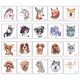 thumbnail image 1 of Pegatinas De Tatuaje Para Niños A Prueba De Agua Animal Mariposa Flor Diy Pegatinas De Tatuaje De Dibujos Animados Para Niños 20 Piezas Speravity HA046386-01, 1 of 6