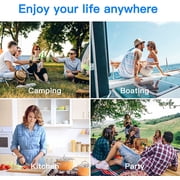 BODEGA 12 Volt 80 Qt.(75L) Car Refrigerator, Portable Freezer, Car Fridge for Camping, Travel,APP Control, Rv