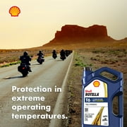 (5 pack) Shell Rotella T6 Full Synthetic 15W-40 Diesel Engine Oil, 1 Gallon