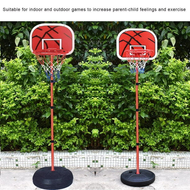 panier de basket-ball Support de basket-ball à hauteur réglable, poteau de  fer, cerceau de basket-ball intérieur en Nouveau produit