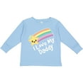 thumbnail image 3 of Inktastic I Love My Daddy Boys Girls Star Rainbow Boys or Girls Long Sleeve Toddler T-Shirt, 3 of 5