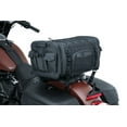 thumbnail image 3 of Kuryakyn 5283 Momentum Drifter Motorcycle Travel Luggage: Weather Resistant Roll Bag with Sissy Bar Straps, Black, 3 of 3