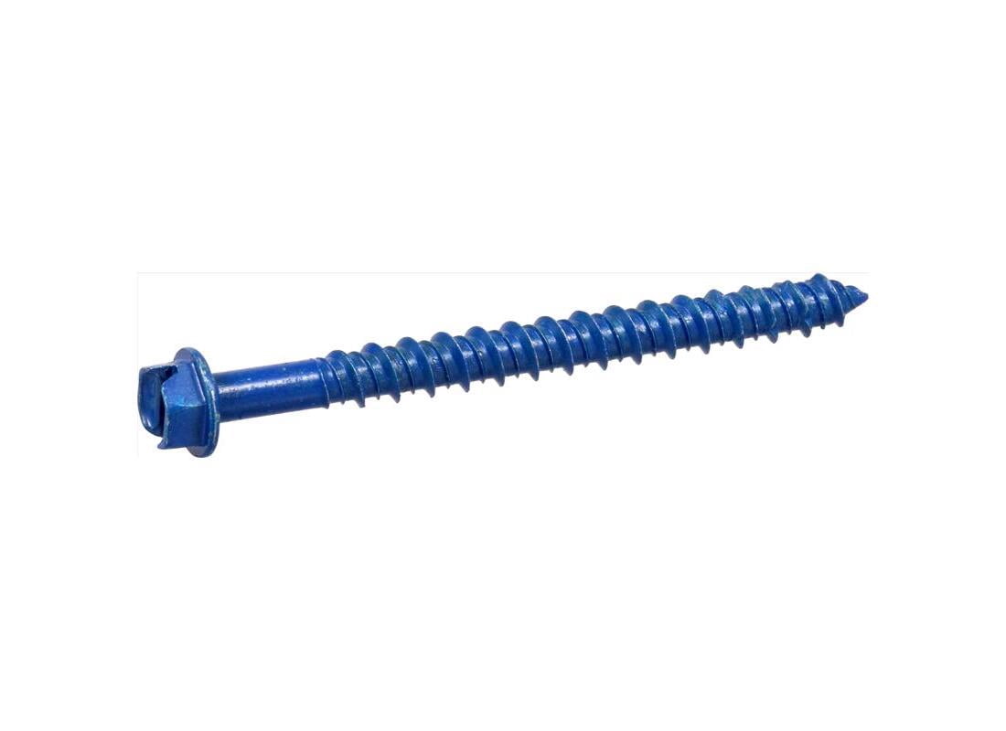 Hillman Concrete Screw Anchor Tapper - Steel Hex Head - 1/4" D x 2.75" L