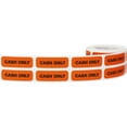 thumbnail image 2 of Argent Comptant Seulement Labels 0.5 x 1.5 Rectangle - 500 Pack, 2 of 3