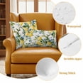 thumbnail image 6 of 2 Pack Outdoor Waterproof Throw Pillow Covers,Vintage Summer Lemon Tree Decorative Square Pillow Case Patio Pillowcases for Chair Couch Sofa 16x16in, 6 of 9