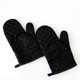 thumbnail image 2 of 2 pares de guantes negros de silicona para horno resistentes al calor guantes antideslizantes para cocinar, hornear, microondas, barbacoa JM, 2 of 5