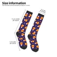 thumbnail image 2 of Yiaed Candy Corn (2) Print Great elasticity Adult Stockings Sports socks for Men and Women, 2 of 6