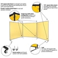 thumbnail image 5 of Steiner Welding Screen, 6 ft H, 8 ft W, Yellow 534-6X8, 5 of 8