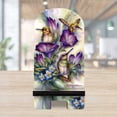 thumbnail image 3 of Designocracy 892095-JB 6 x 3 x 3 in. Friendship Hummingbirds Cell Phone Stand Wildlife Decor with Wood Mobile Holder Organizer, 3 of 11
