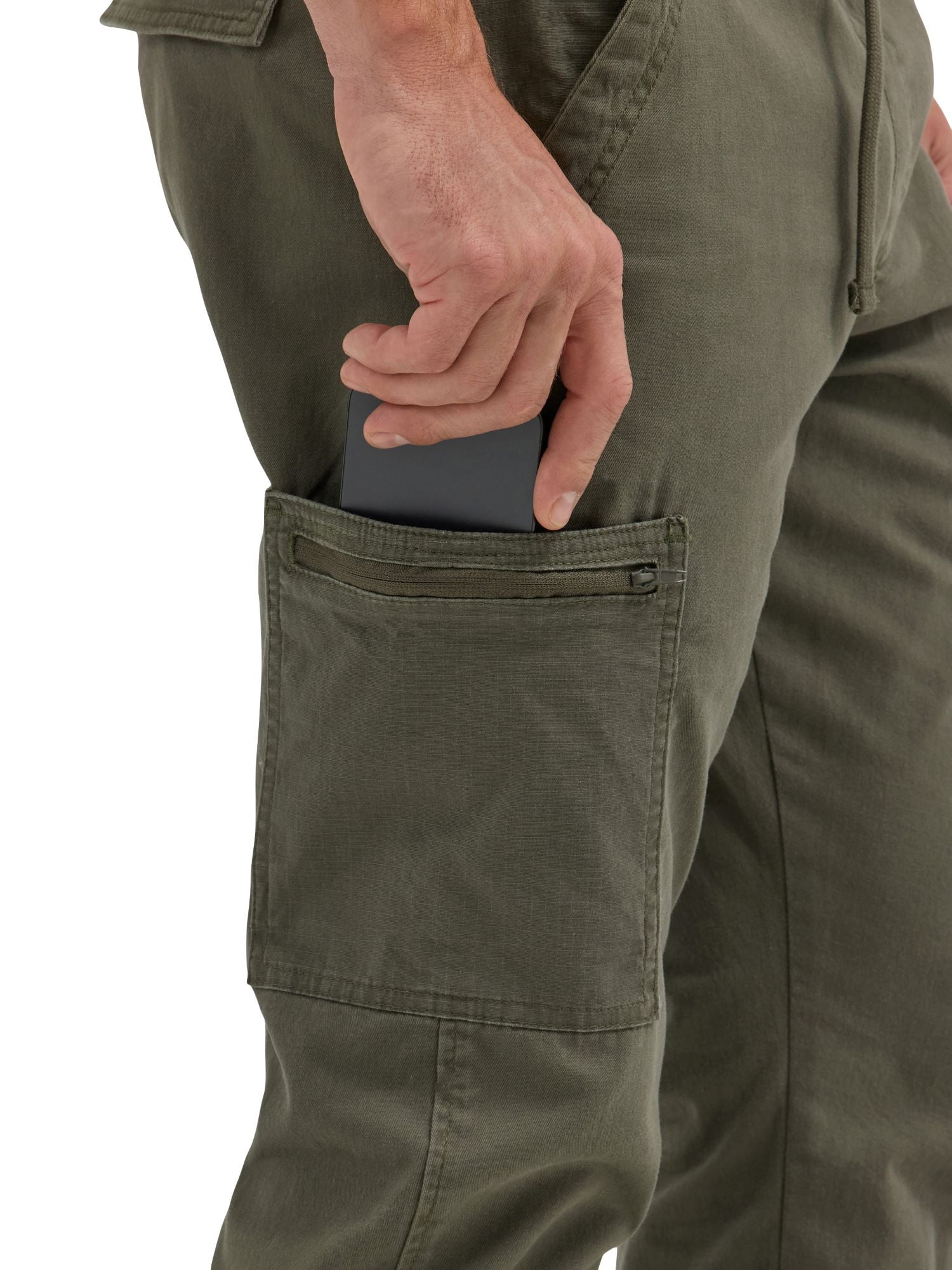 Wrangler® Men's Cargo Pant with Drawstring Waist, Sizes S-2XL