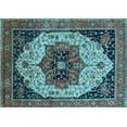 thumbnail image 1 of Ahgly Company Indoor Rectangle Oriental Light Blue Industrial Area Rugs, 2' x 5', 1 of 4
