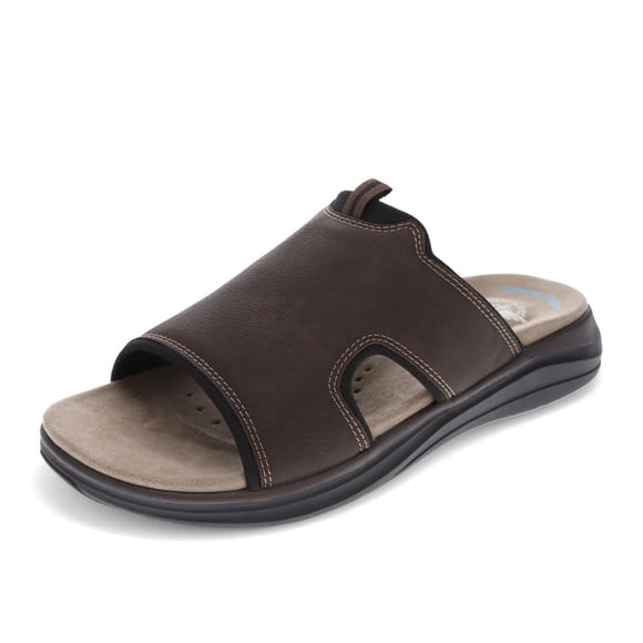 Sandalia DOCKERS Barlin Marrón Oscuro Negro, Talla 9 Mediana