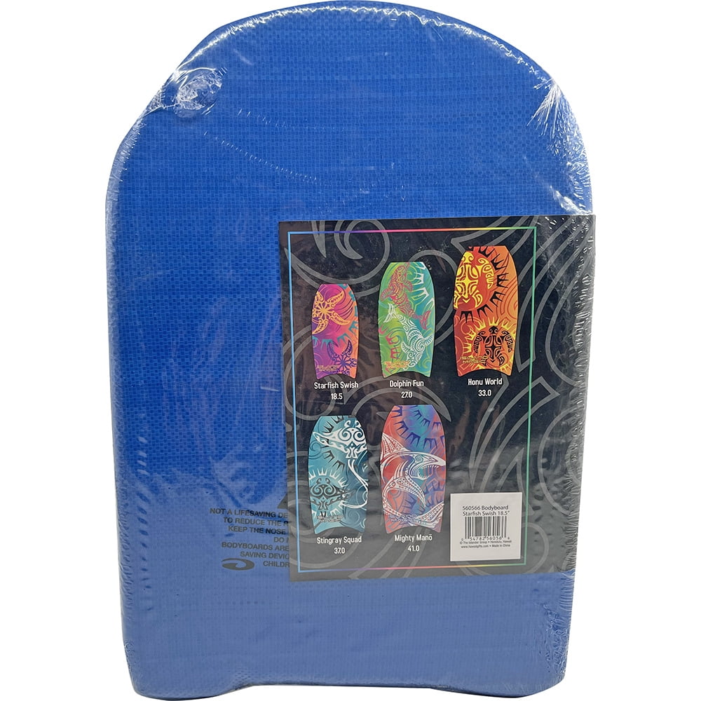 Island Magic EPS 18.5" Starfish Swish Lightweight Kids Adults Swimming Kickboard, Assorted Colors