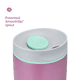 thumbnail image 2 of Vaso para café owala smoothsip de 20oz (591ml) de acero inoxidable térmico color plum perfect, 2 of 3