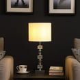 thumbnail image 3 of 20â€ Luxurious Crystal And Steel Table Lamp, 3 of 4