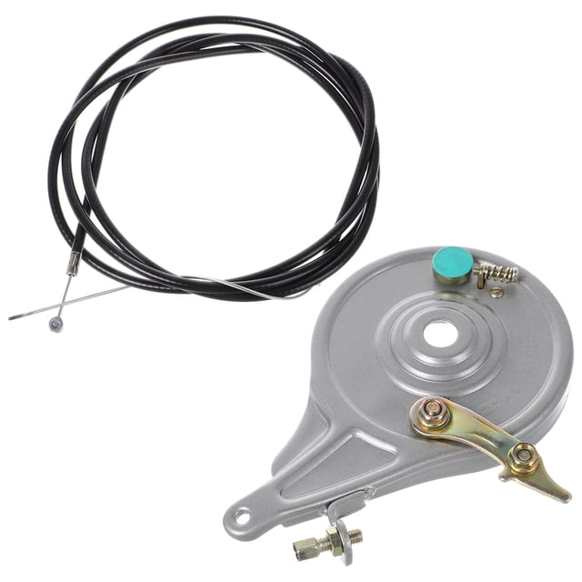 1 Set Drum Brake Kit Rear Drum Brake Assembly Precision Craftsmanship Brake Drum and Cable Set for Electric Motorcycles to Enhance Superior Braking Performance