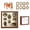 Brown, variant on Oasiva Artistic DIY Mini Museums Silhouettes Box Personalize Photo Shadows Box Display