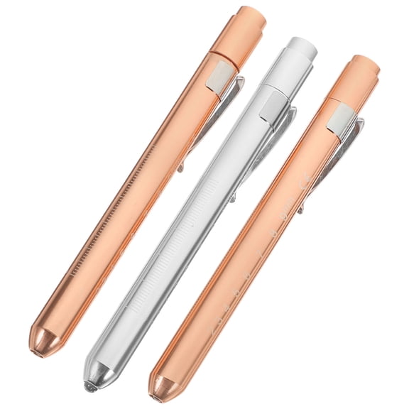 MUSEYA pen torch led LED Assorted Color Medical Students 3pcs Back to School