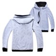 thumbnail image 3 of TOOYOU Child Boys Jacket Autumn Winter Long Sleeved Color Block Hooded Zipper Coat Top Clothes, 3 of 3