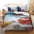 thumbnail image 4 of Juego de ropa de cama de dibujos animados para niños, figuras de Anime Mcqueen de Disney, funda nórdica doble, juegos de edredón, Sábana, colchas para bebés y niñas, 4 of 4