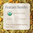 thumbnail image 6 of Rishi Tea Turmeric Ginger Herbal Tea - Organic Sachet Bags, 6 of 6