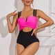 thumbnail image 4 of Traje de baño de una pieza para mujer, conjuntos de bikini para mujer, traje de baño calado a juego con el color para mujer, traje de baño para mujer, 4 of 6