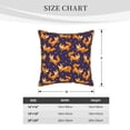 thumbnail image 4 of Susaid Stars and Fox Cute Print Velvet Throw Pillow Covers Home Art Deco Pillowcase Square Pillow Case Cushion Cover for Bed Sofa Living Room Car Indoor and Outdoor-20"x20", 4 of 8
